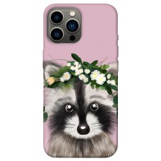 TPU чохол Demsky Raccoon in flowers для Apple iPhone 12 Pro Max (6.7")