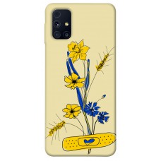 TPU чехол Demsky Українські квіточки для Samsung Galaxy M31s