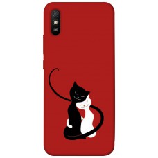 TPU чохол Demsky Влюбленные коты для Xiaomi Redmi 9A