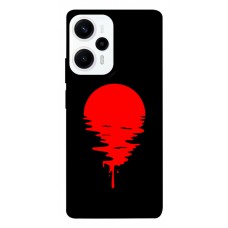 TPU чехол Demsky Red Moon для Xiaomi Poco F5 Pro