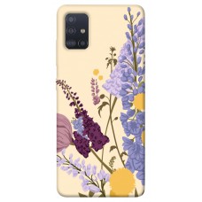TPU чохол Demsky Flowers art для Samsung Galaxy M51