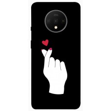 TPU чохол Demsky Сердце в руке для OnePlus 7T