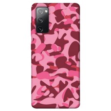 TPU чохол Demsky Розовый камуфляж для Samsung Galaxy S20 FE