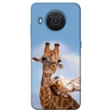 TPU чохол Demsky Милые жирафы для Nokia X10 / X20