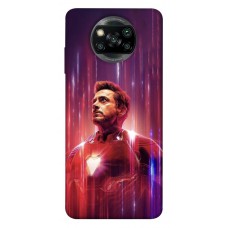 TPU чехол Demsky Comics style Железный Человек для Xiaomi Poco X3 NFC