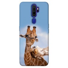 TPU чохол Demsky Милые жирафы для Oppo A5 (2020) / Oppo A9 (2020)