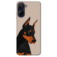 TPU чехол Demsky Doberman для Realme 10 4G