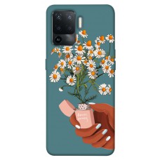 TPU чехол Demsky Chamomile mood для Oppo Reno 5 Lite