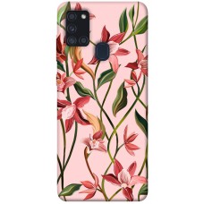 TPU чохол Demsky Floral motifs для Samsung Galaxy A21s
