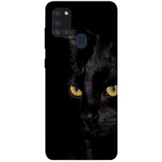 TPU чохол Demsky Черный кот для Samsung Galaxy A21s
