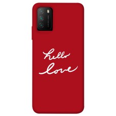 TPU чохол Demsky Hello love для Xiaomi Poco M3