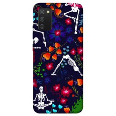 TPU чохол Demsky Yoga skeletons для Samsung Galaxy A02s