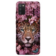 TPU чохол Demsky Леопард в цветах для Samsung Galaxy A02s