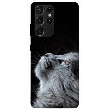 TPU чехол Demsky Cute cat для Samsung Galaxy S21 Ultra