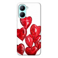 Термополіуретановий (TPU) чохол Heart balloons для Realme C33