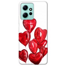 TPU чехол Demsky Heart balloons для Xiaomi Redmi Note 12 4G