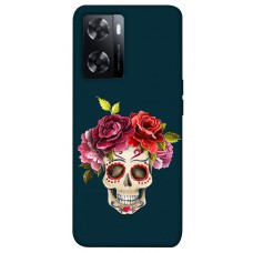 TPU чохол Demsky Flower skull для Oppo A57s