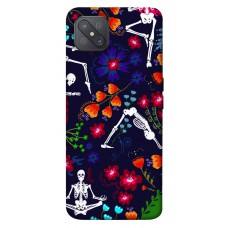 TPU чохол Demsky Yoga skeletons для Oppo A92s