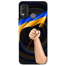 TPU чехол Demsky Флаг для Nokia G11 Plus