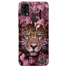 TPU чохол Demsky Леопард в цветах для Samsung Galaxy M21s