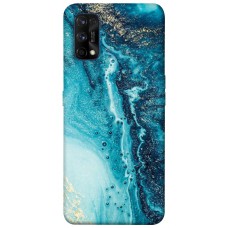 TPU чехол Demsky Голубая краска для Realme 7 Pro