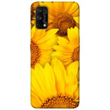 TPU чохол Demsky Букет подсолнухов для Realme 7 Pro