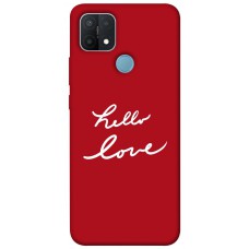 TPU чехол Demsky Hello love для Oppo A15s / A15