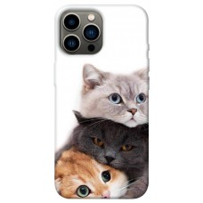 TPU чохол Demsky Три кота для Apple iPhone 13 Pro Max (6.7")