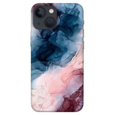 TPU чохол Demsky Розово-голубые разводы для Apple iPhone 13 mini (5.4")