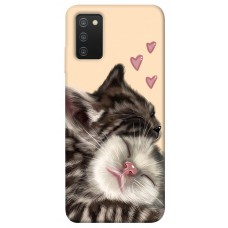 TPU чохол Demsky Cats love для Samsung Galaxy A03s