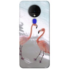 TPU чехол Demsky Flamingos для TECNO Spark 6