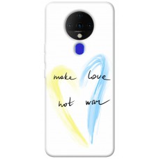 TPU чохол Demsky Make love not war для TECNO Spark 6