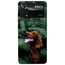 TPU чохол Demsky Собака в зелени для Xiaomi Poco X4 Pro 5G