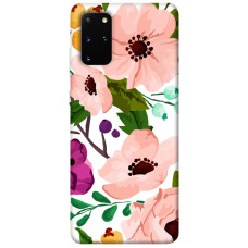 TPU чохол Demsky Акварельные цветы для Samsung Galaxy S20+