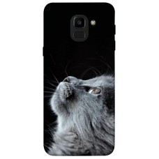 TPU чехол Demsky Cute cat для Samsung J600F Galaxy J6 (2018)