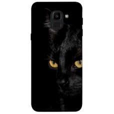 TPU чохол Demsky Черный кот для Samsung J600F Galaxy J6 (2018)