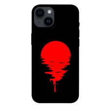 TPU чохол Demsky Red Moon для Apple iPhone 14 (6.1")