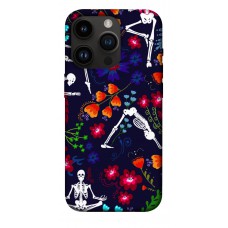 TPU чехол Demsky Yoga skeletons для Apple iPhone 14 Pro (6.1")