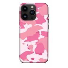 TPU чохол Demsky Розовый камуфляж 2 для Apple iPhone 14 Pro (6.1")