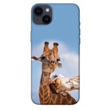 TPU чохол Demsky Милые жирафы для Apple iPhone 14 Plus (6.7")