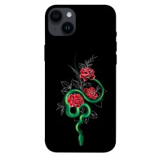 TPU чохол Demsky Snake in flowers для Apple iPhone 14 Plus (6.7")