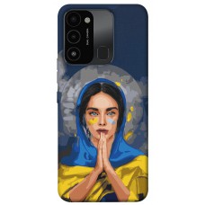 TPU чохол Demsky Faith in Ukraine 7 для TECNO Spark 8C