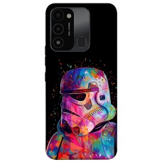 TPU чохол Demsky Color astronaut для TECNO Spark 8C