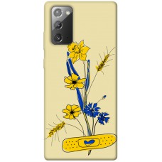TPU чохол Demsky Українські квіточки для Samsung Galaxy Note 20
