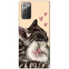 TPU чехол Demsky Cats love для Samsung Galaxy Note 20