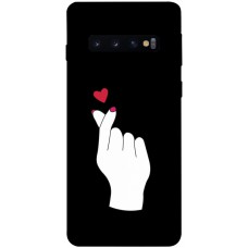 TPU чохол Demsky Сердце в руке для Samsung Galaxy S10