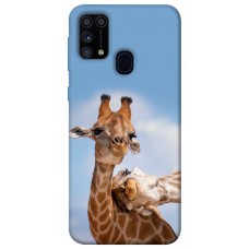 TPU чохол Demsky Милые жирафы для Samsung Galaxy M31