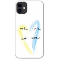 TPU чохол Demsky Make love not war для Apple iPhone 11 (6.1")
