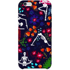 TPU чохол Demsky Yoga skeletons для Apple iPhone 6/6s plus (5.5")