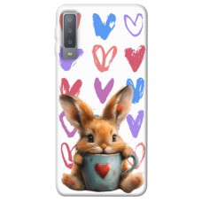 TPU чехол Demsky Animals love 1 для Samsung A750 Galaxy A7 (2018)